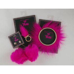 Betsey Johnson Trolls Pink 4 Pcs Set NWT